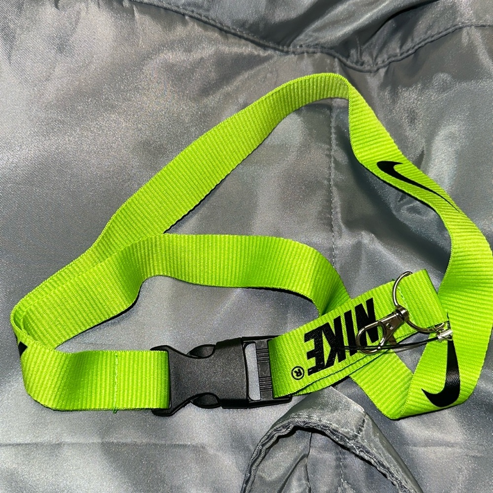 Neons green Nike lanyard